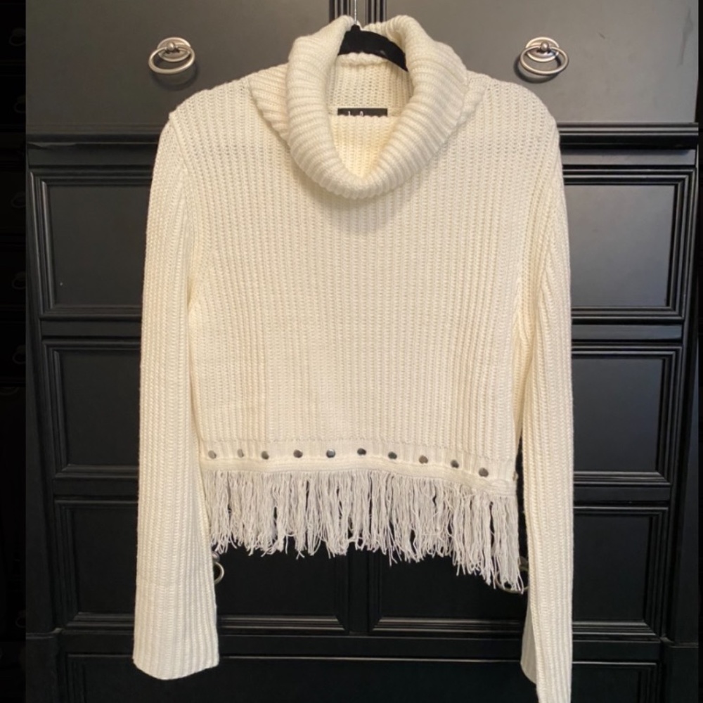 White turtleneck